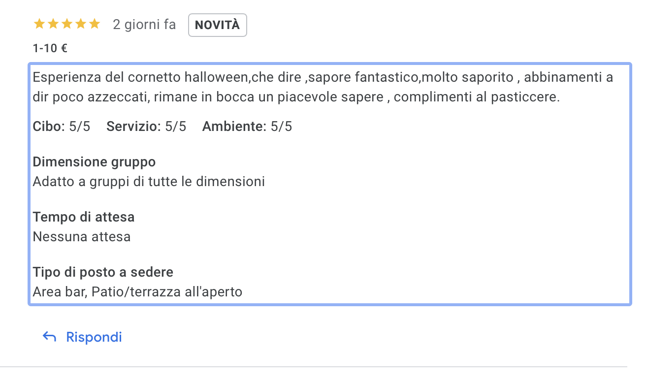 Recensione Cornetto Halloween Veneto Caffè